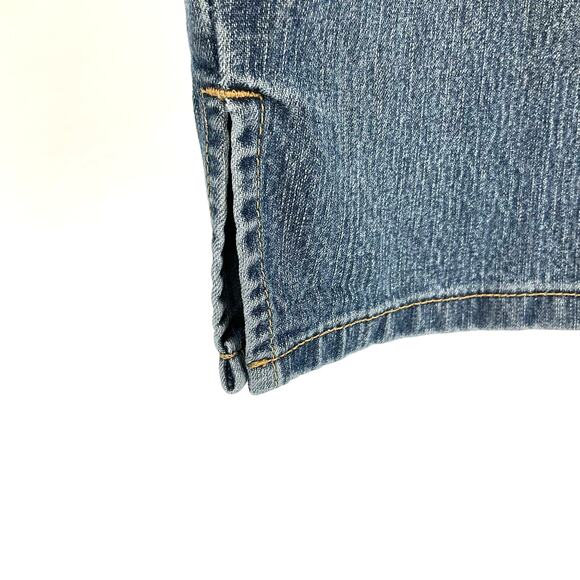 Faded Glory Stretch Capri Jeans Blue Women Size 18 - Picture 6 of 8